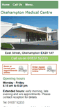 Mobile Screenshot of okehamptonmedicalcentre.co.uk